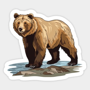 Bear Grazer Sticker